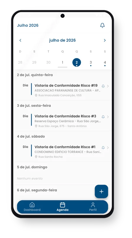 Gestão de clientes no app Axio Mobile